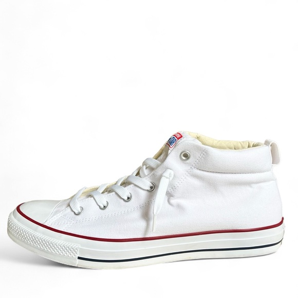 Converse Chuck Taylor All Star Street Mid White Natural 149546F Mens Size US 13 - Picture 7 of 11